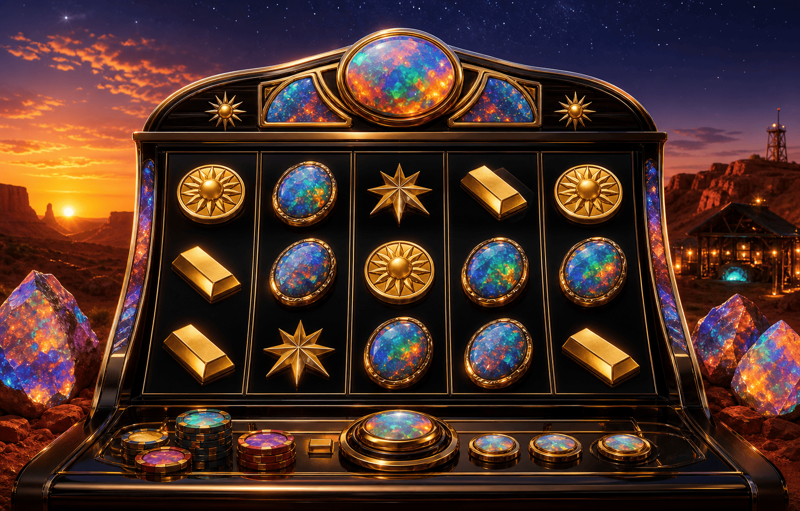 Outback Opals slot artwork